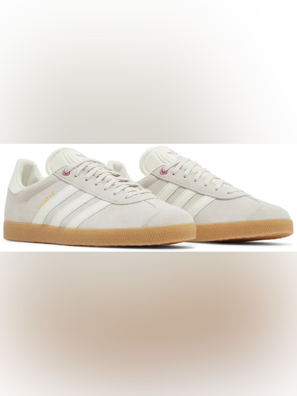 Adidas Gazelle Valentine’s Day 2024 Pink Heart Sneakers Women’s Size 8 ID1105